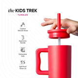 Trek Kids Tumbler with Silicone Straw Lid E5