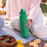 Summit Water Bottle with Straw Lid Q3