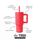 Trek Kids Tumbler with Silicone Straw Lid E5