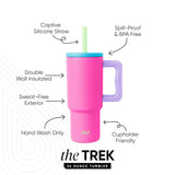 Trek Kids Tumbler with Silicone Straw Lid J0